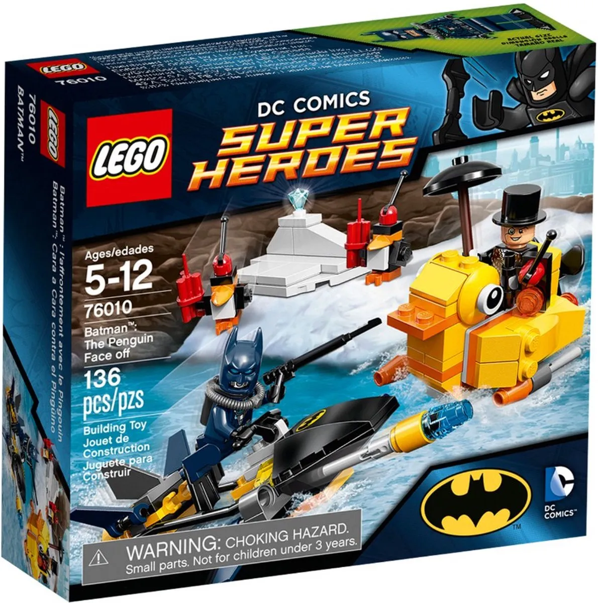 LEGO Super Heroes The Penguin Beslissend Duel 76010 - 136 Stukken