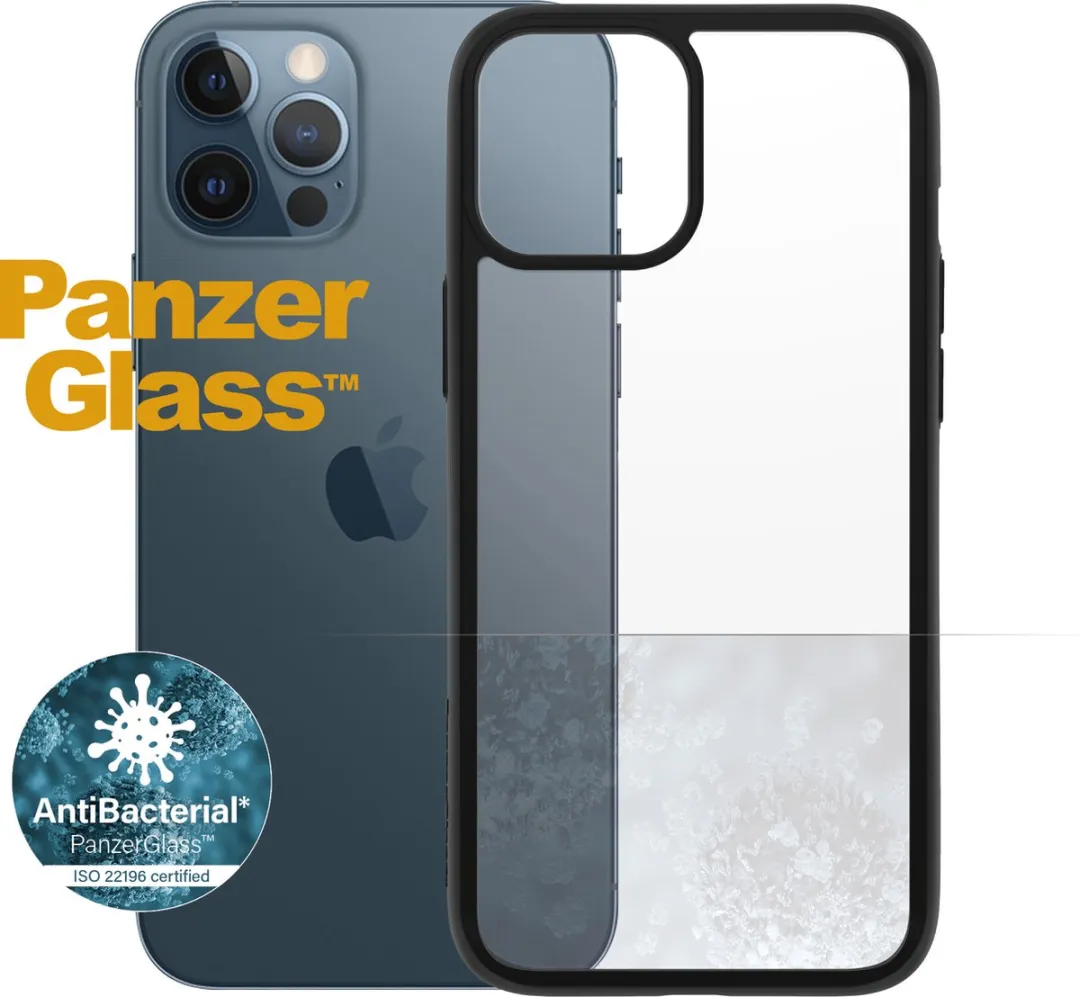 PanzerGlass PZ-0253 Hardcase iPhone 12 Pro Max - Antibacterieel - Zwart