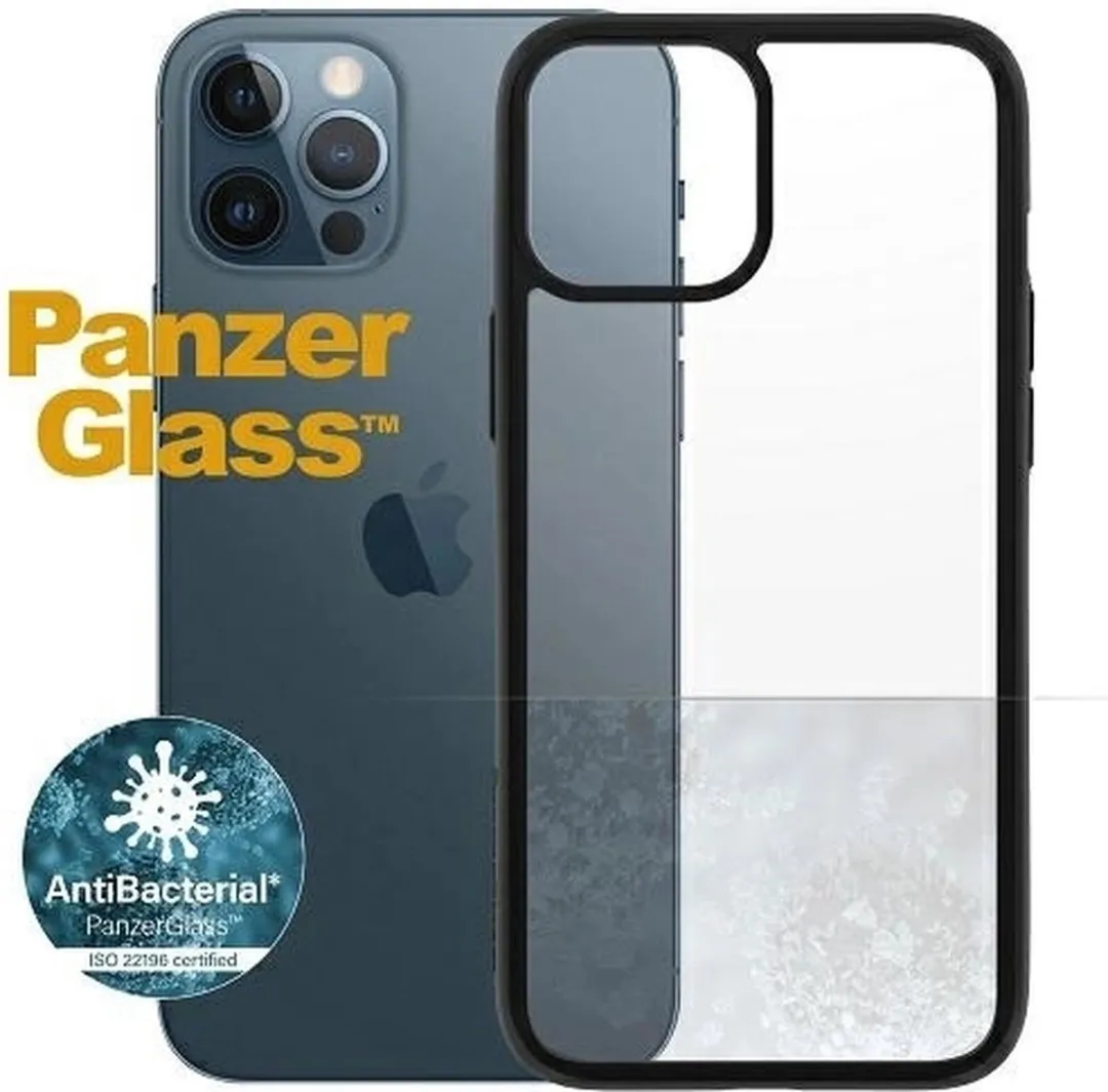 PanzerGlass PZ-0253 Hardcase iPhone 12 Pro Max - Antibacterieel - Zwart