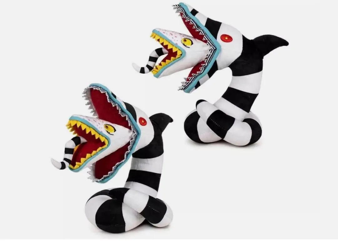 Disney Beetlejuice Sandworm Knuffel 30cm - Zwart