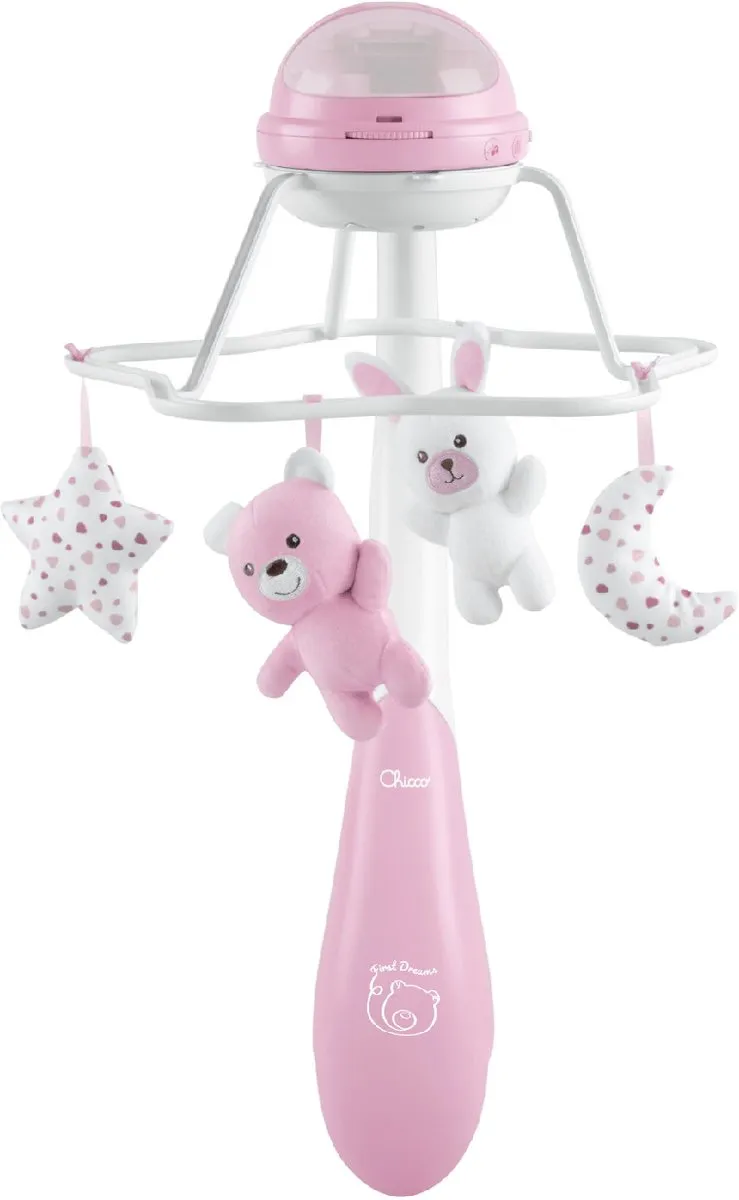 Chicco Regenboog Roze 3-in-1 Muziekmobiel