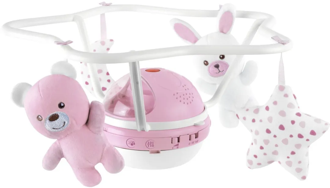 Chicco Regenboog Roze 3-in-1 Muziekmobiel