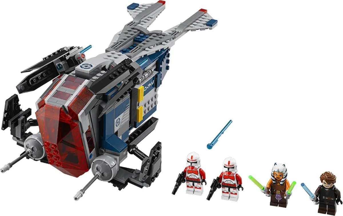 LEGO Star Wars 75046 Coruscant Police Gunship - 465 Stukken - 4 Minifiguren
