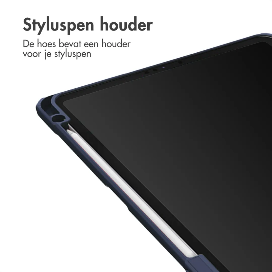 Imoshion SH00063613 Tablethoes - Apple iPad Pro 12.9 2018/2020/2022 - Trifold Hardcase - Donkerblauw