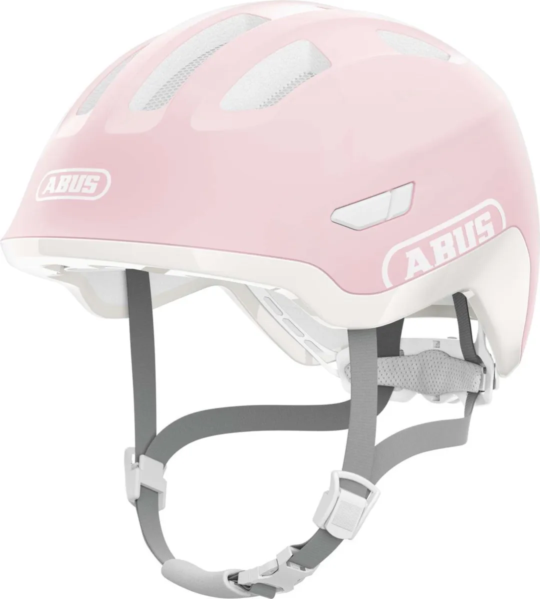 ABUS Smiley 3.0 ACE LED Kinderfietshelm - pure rose - Maat S
