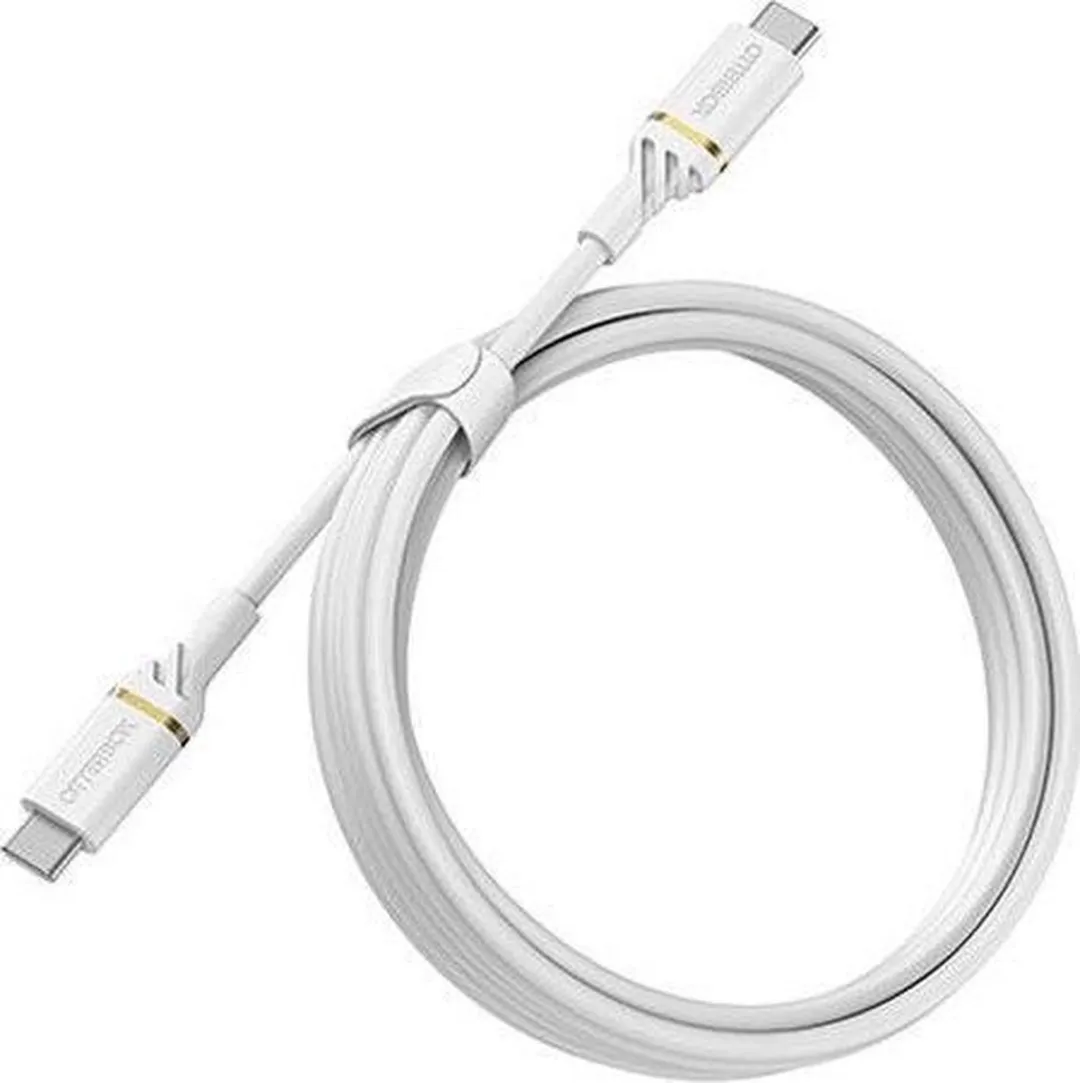 OtterBox USB-C naar USB-C Kabel 2M - Wit - afbeelding 3 van 6