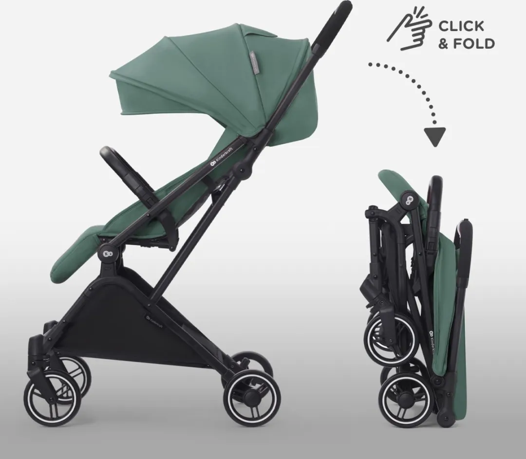 KinderKraft INDY2 Wandelwagen - 6.4 kg Groen/Zwart