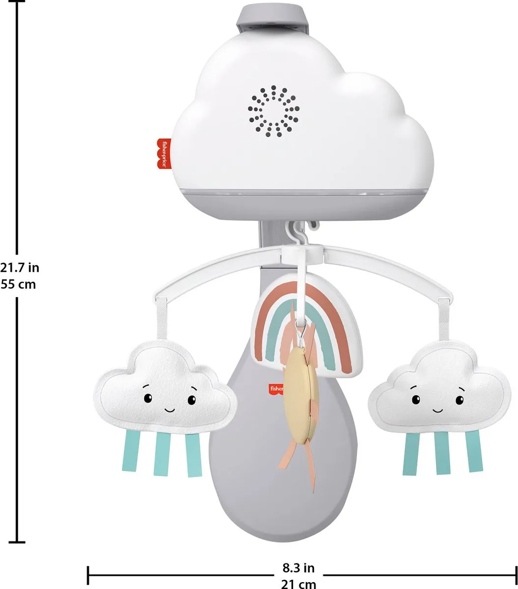 Fisher Price Regenboog Muziekmobiel - Wieg/Bedje