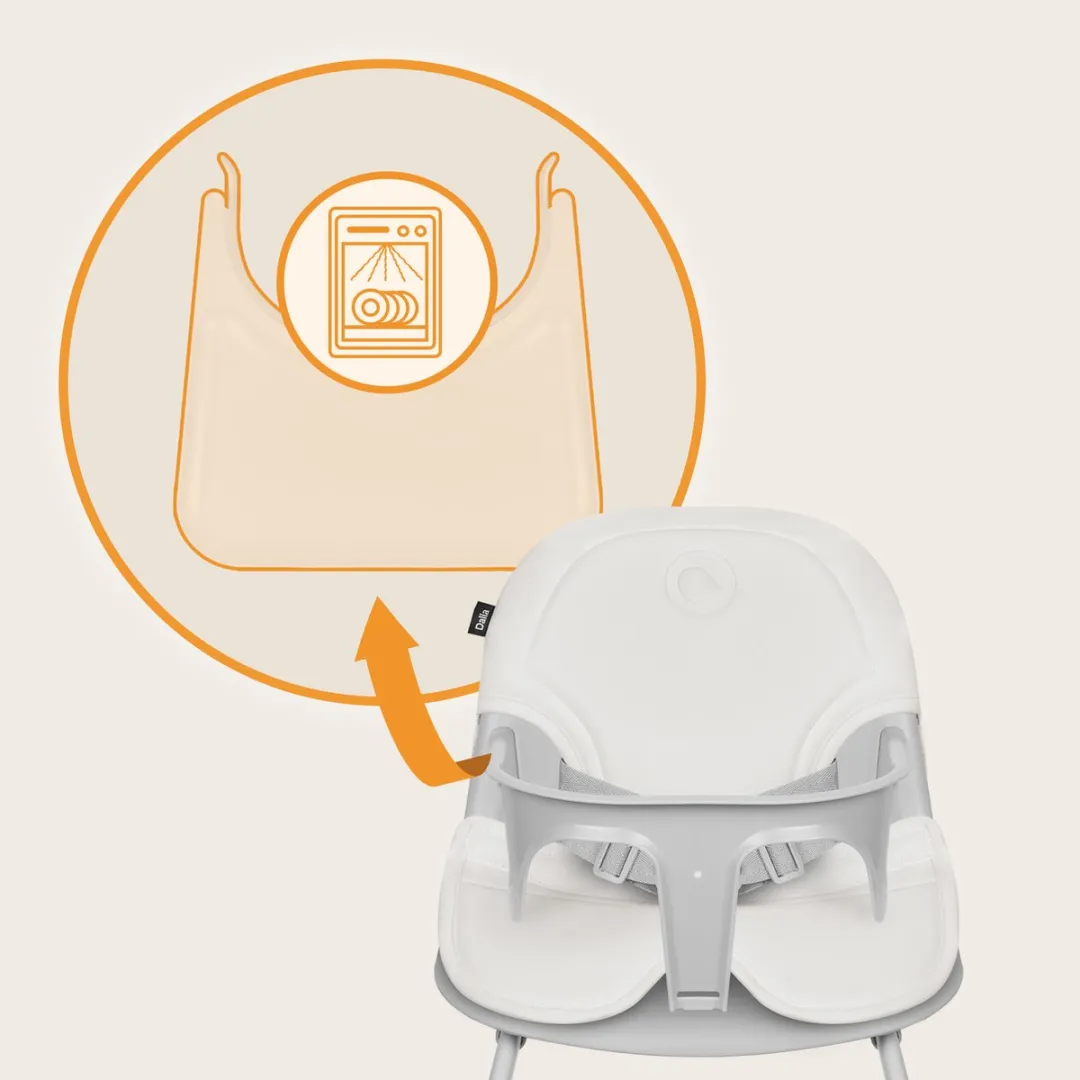 Lionelo Dalia 2-in-1 Kinderstoel - 6 maanden tot 60 kg - 3,5 kg - Grijs