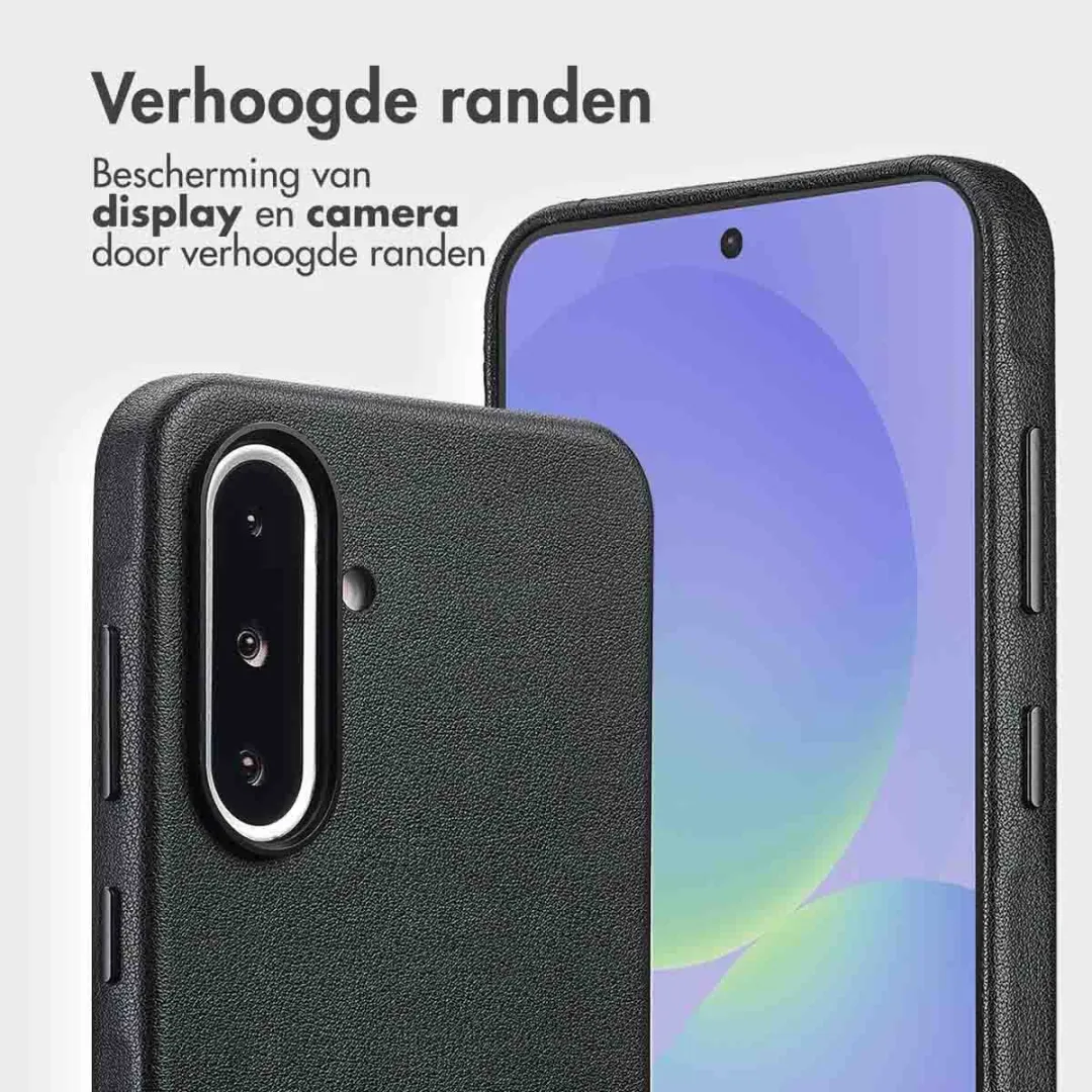 Accezz Hoesje Samsung Galaxy A36/A56 2-in-1 Leather Bookcase - 3 Pasjes - Zwart