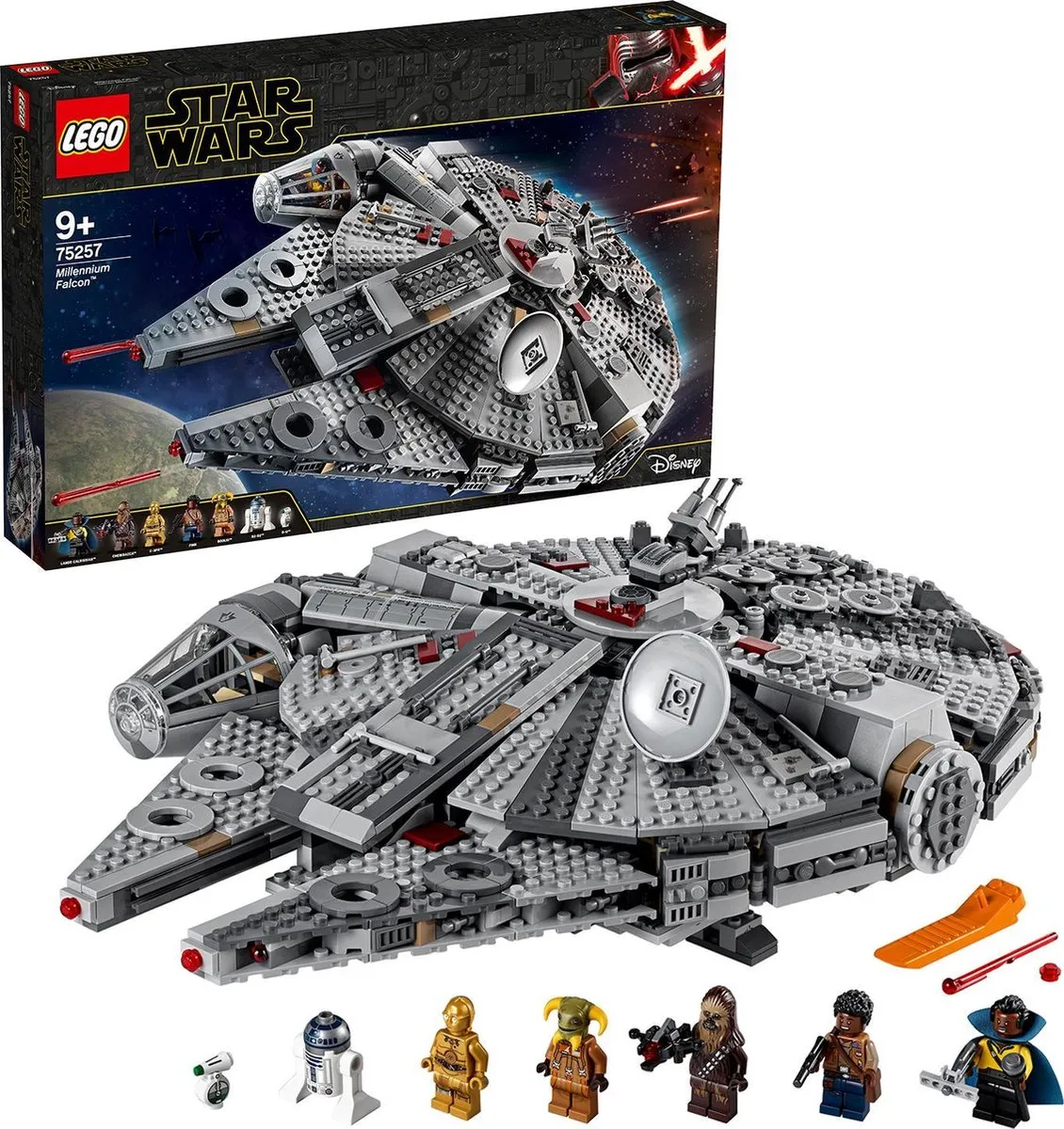 LEGO Star Wars Millennium Falcon 75257 - 7 Minifiguren