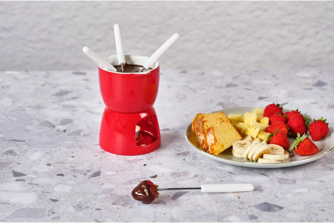 Cosy&Trendy Chocolade Fondue - Rood Ø11,5cm