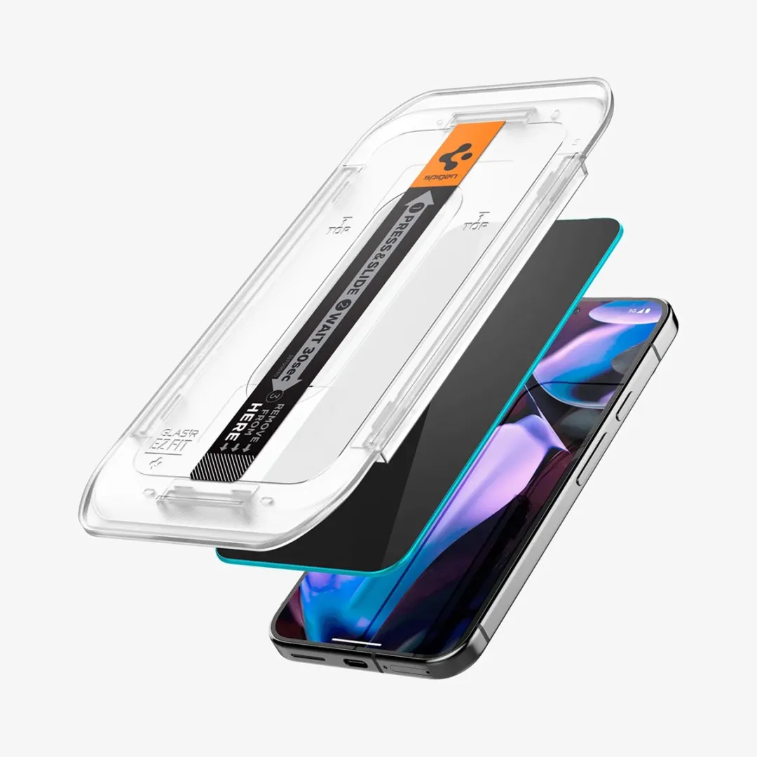 Spigen EZ Fit GLAS.tR AGL09313 Privacy Glas - Google Pixel 9 Pro XL - 2 Stuks - afbeelding 6 van 6