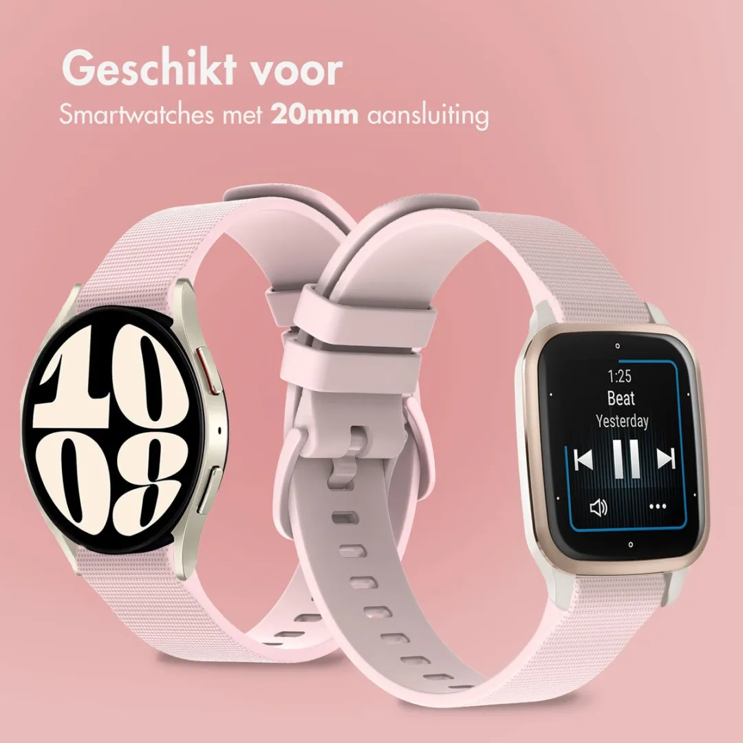 Imoshion Siliconen Sportband 20mm - Roze