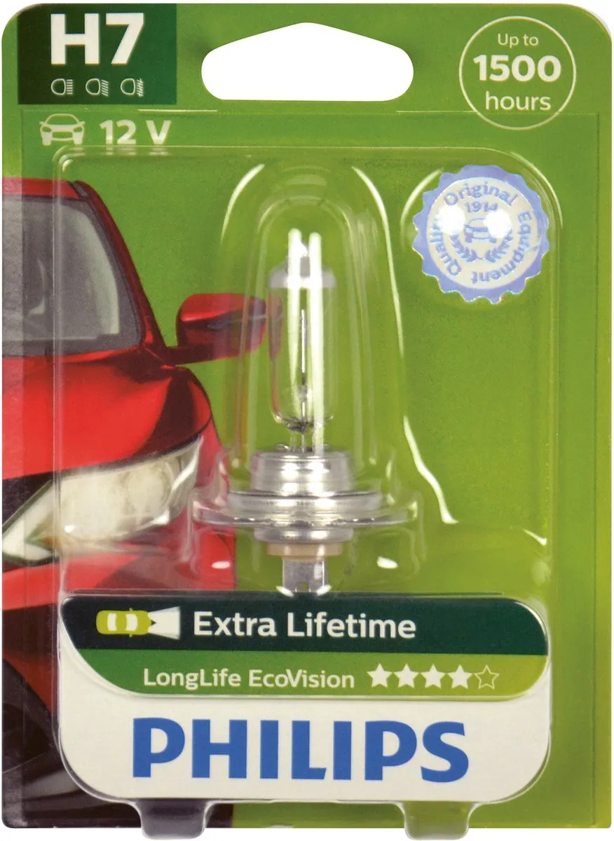 Philips Autolamp H7 Longlife Ecovision 55W - Wit