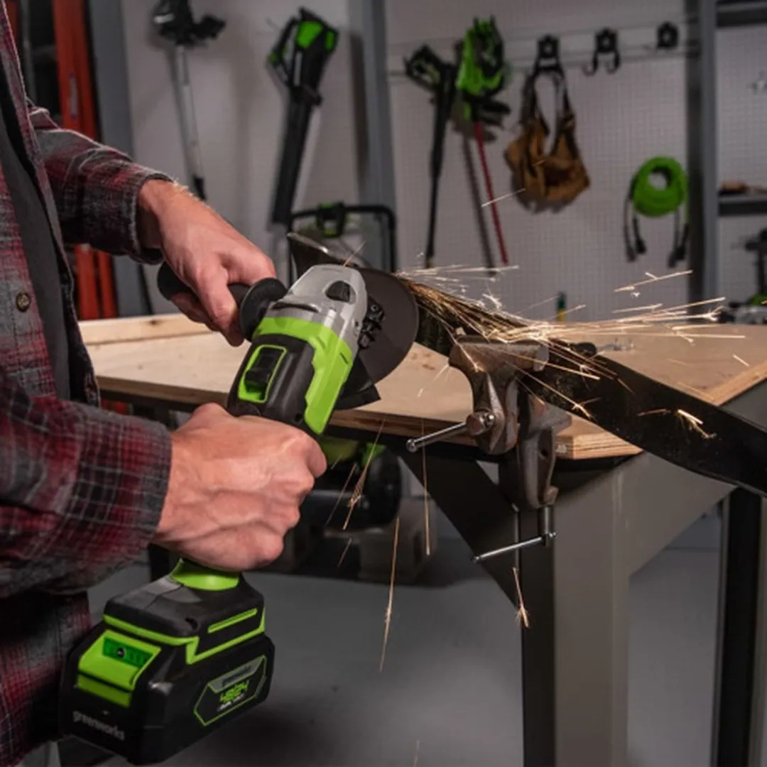 Greenworks Haakse slijper bortstelloos 24 V