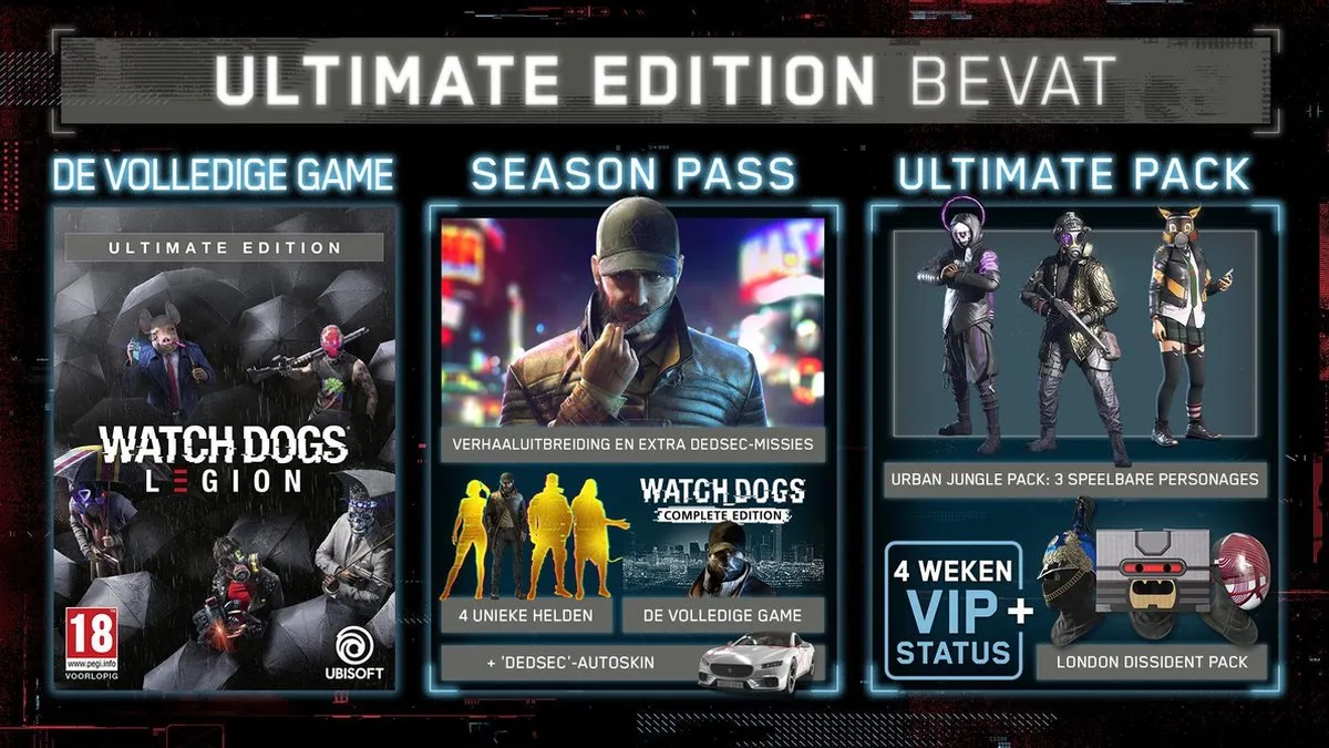 Ubisoft Watch Dogs Legion Ultimate Edition - PS4