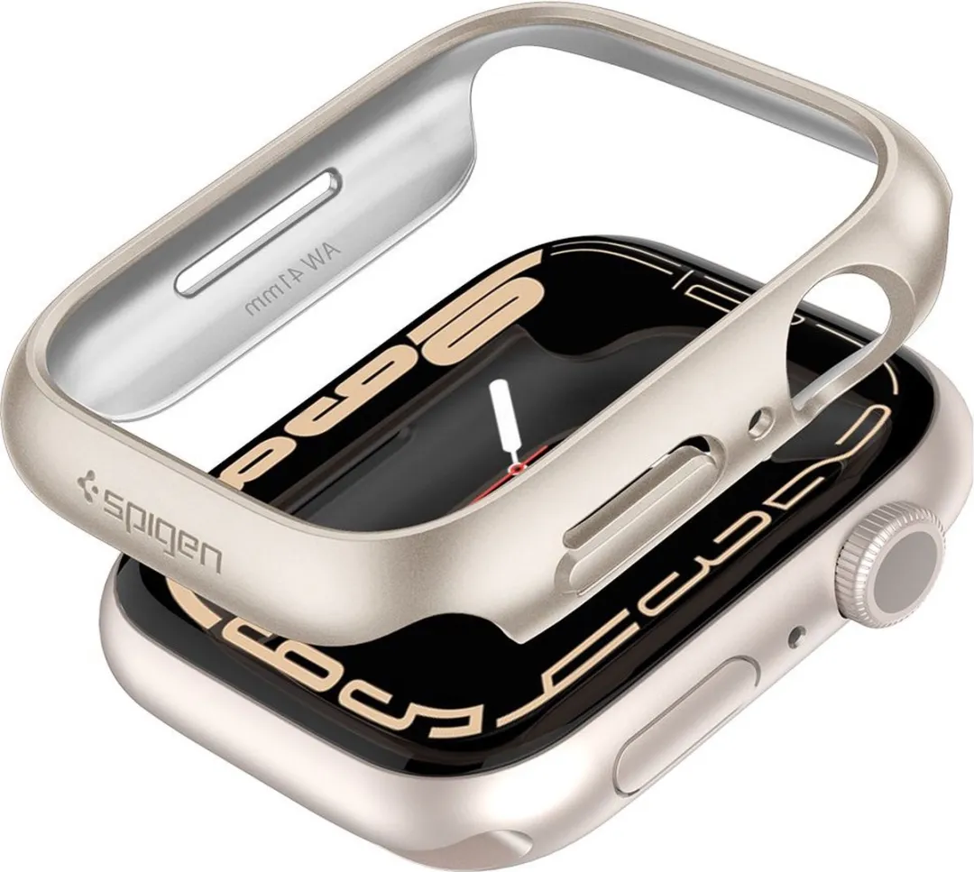 Spigen Thin Fit Hoesje Apple Watch 41mm - Wit