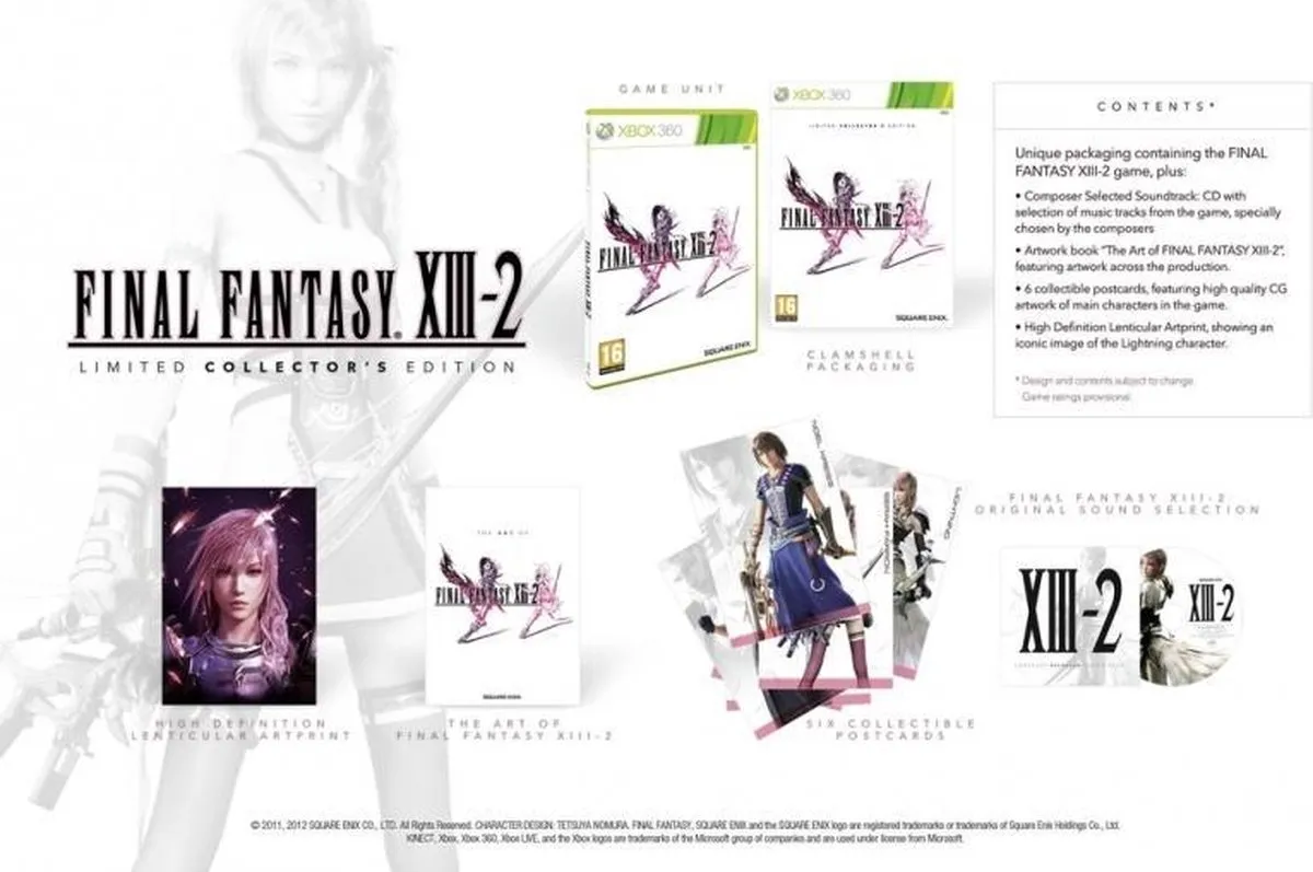 Square Enix Final Fantasy XIII-2 Limited Edition Xbox 360