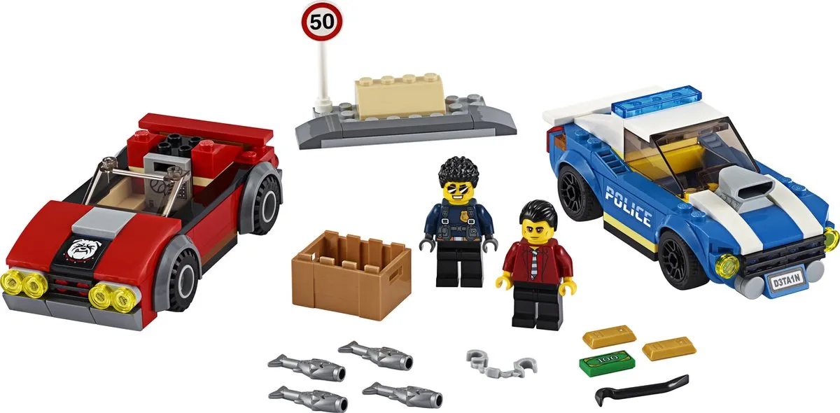 LEGO City Politiearrest op de Snelweg 60242 - 185 Stukken