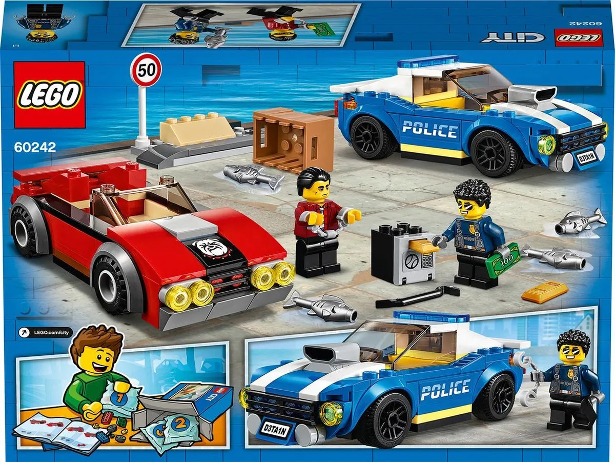LEGO City Politiearrest op de Snelweg 60242 - 185 Stukken