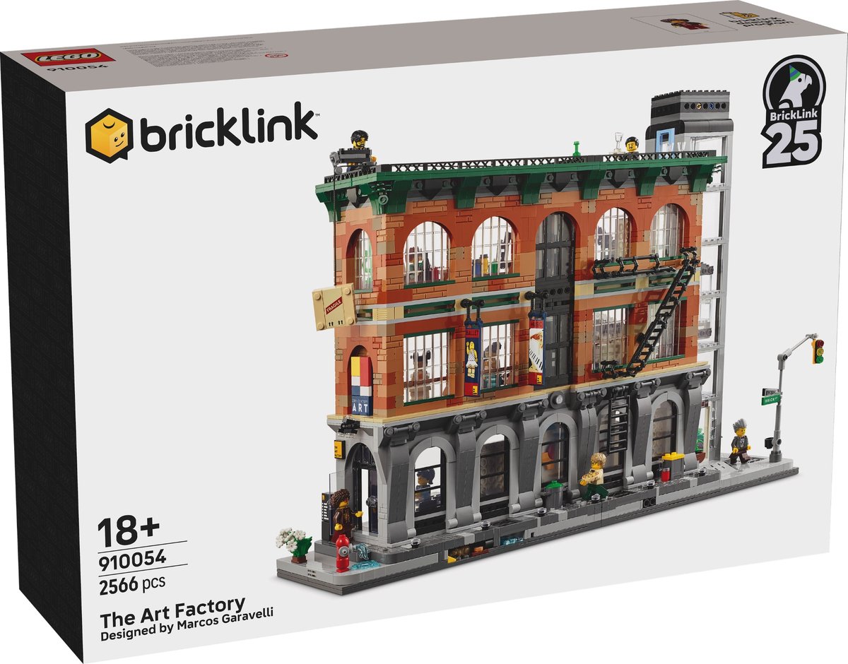 LEGO Bricklink De Kunstfabriek / Art Factory - 910054