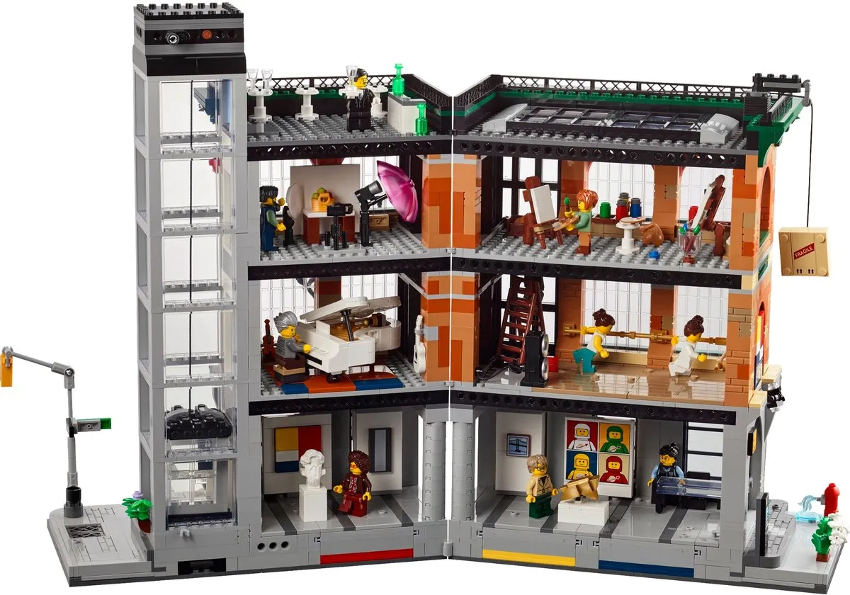 LEGO Bricklink De Kunstfabriek 910054 - 2566 Stukken