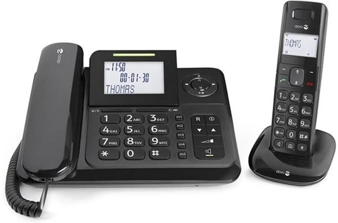 Doro Comfort 4005 Duo DECT Telefoon - Zwart