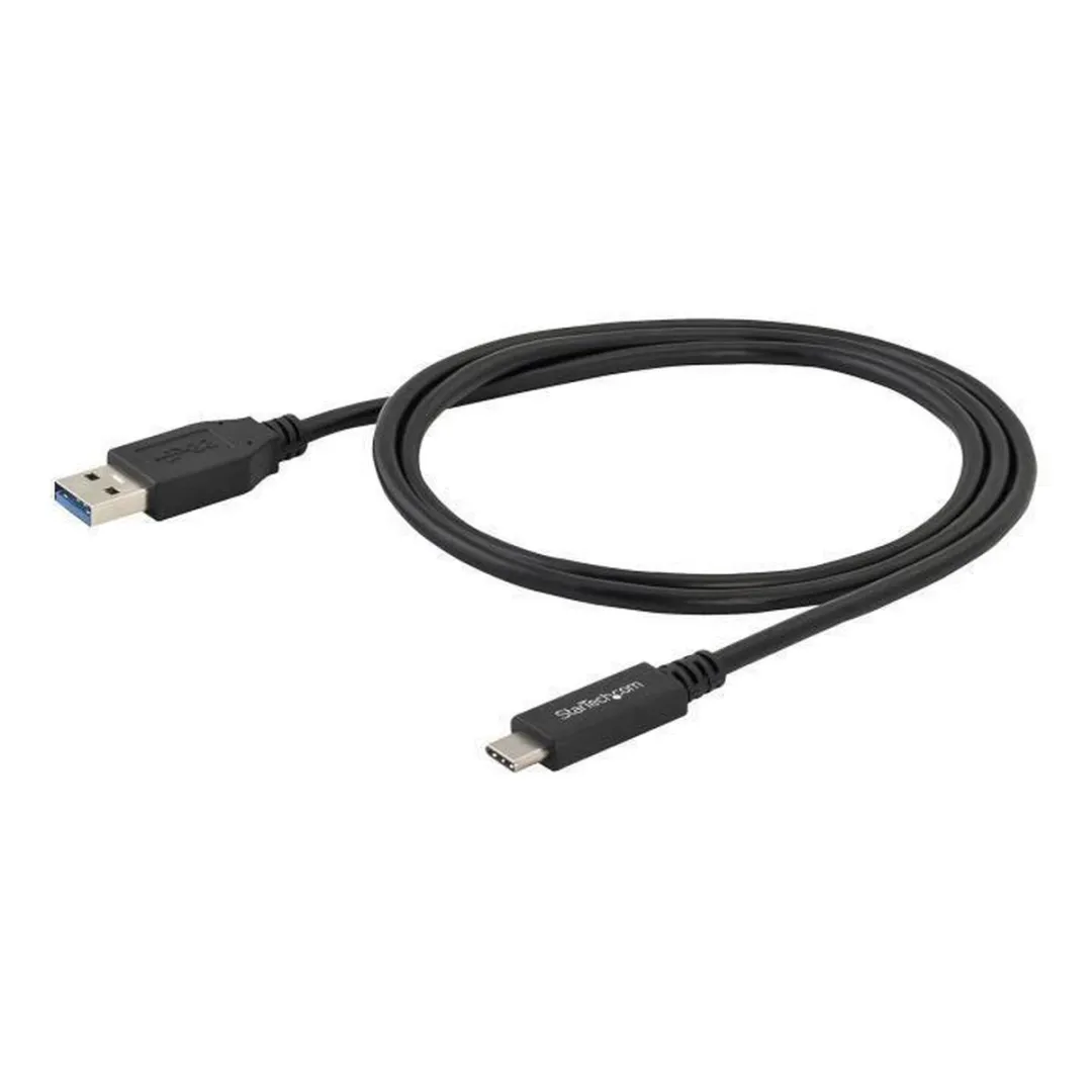 Startech USB315AC1M USB A naar USB C Kabel - Zwart