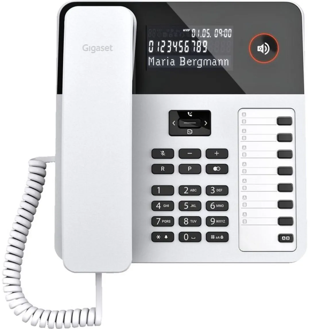 Gigaset Vaste Telefoon 600 - Nummerweergave - Wit