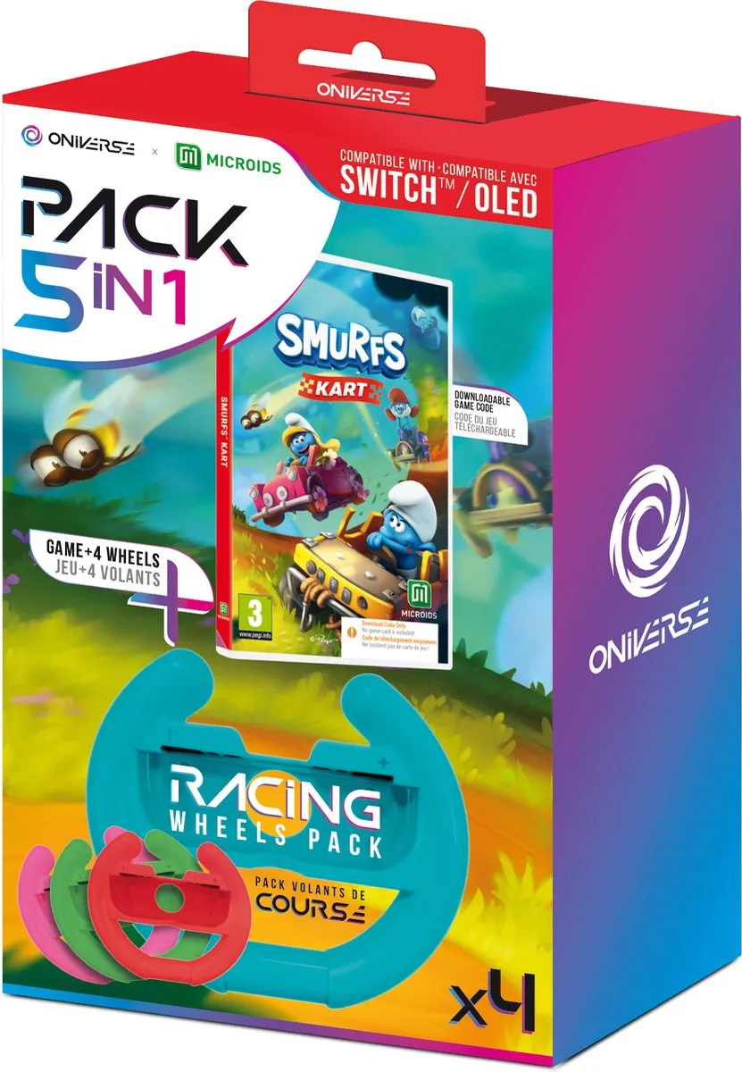 Mindscape ONIVERSE Racesturenpakket Smurfs Kart
