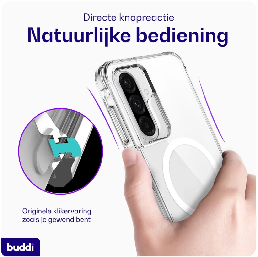 Buddi Core Hoesje Samsung Galaxy A17 - MagSafe - Transparant