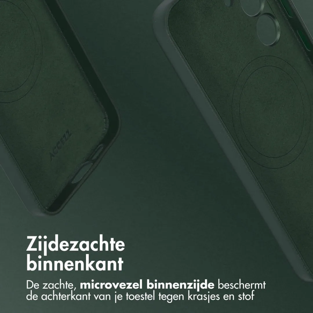 Accezz Hoesje Samsung Galaxy S24 Plus - Magnetische Ring - Cedar Green
