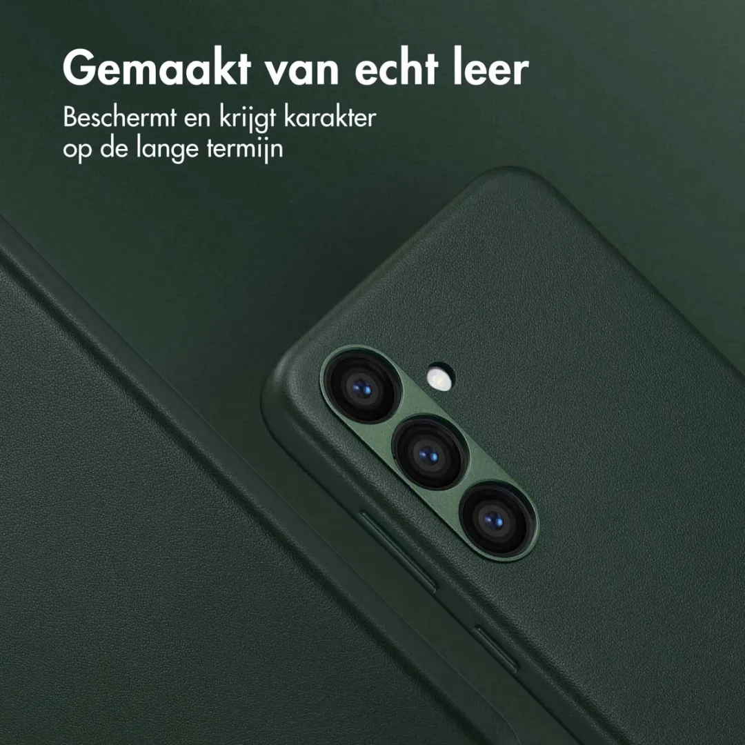 Accezz Hoesje Samsung Galaxy S24 Plus - Magnetische Ring - Cedar Green
