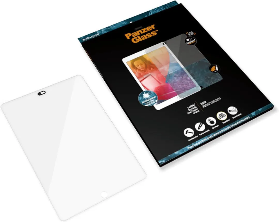 PanzerGlass Camslider Antibacterieel Screen Protector iPad 10.2