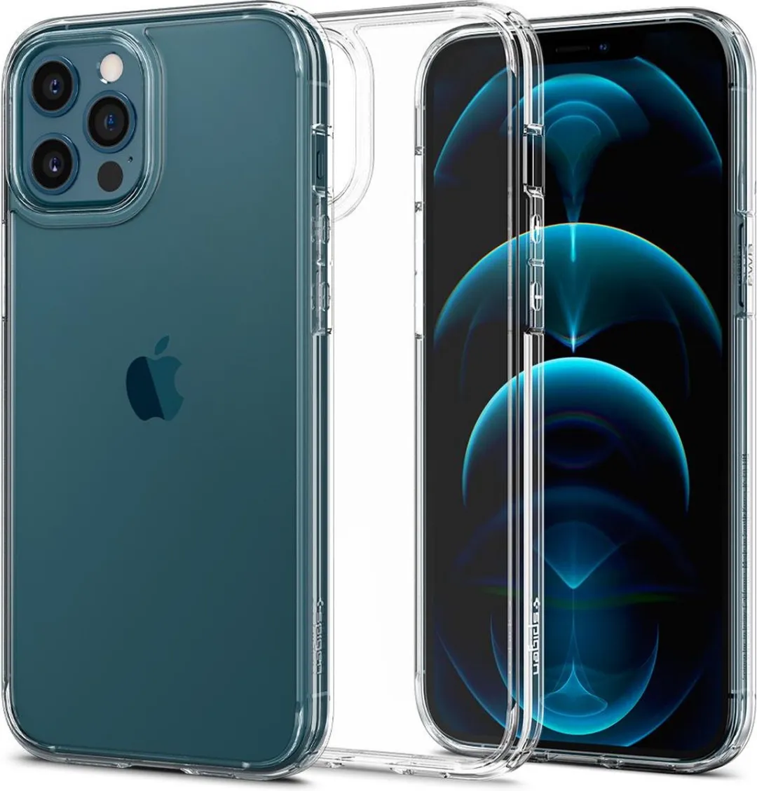 Spigen Ultra Hybrid Air Cushion iPhone 12 Pro Max Hoesje - Transparant