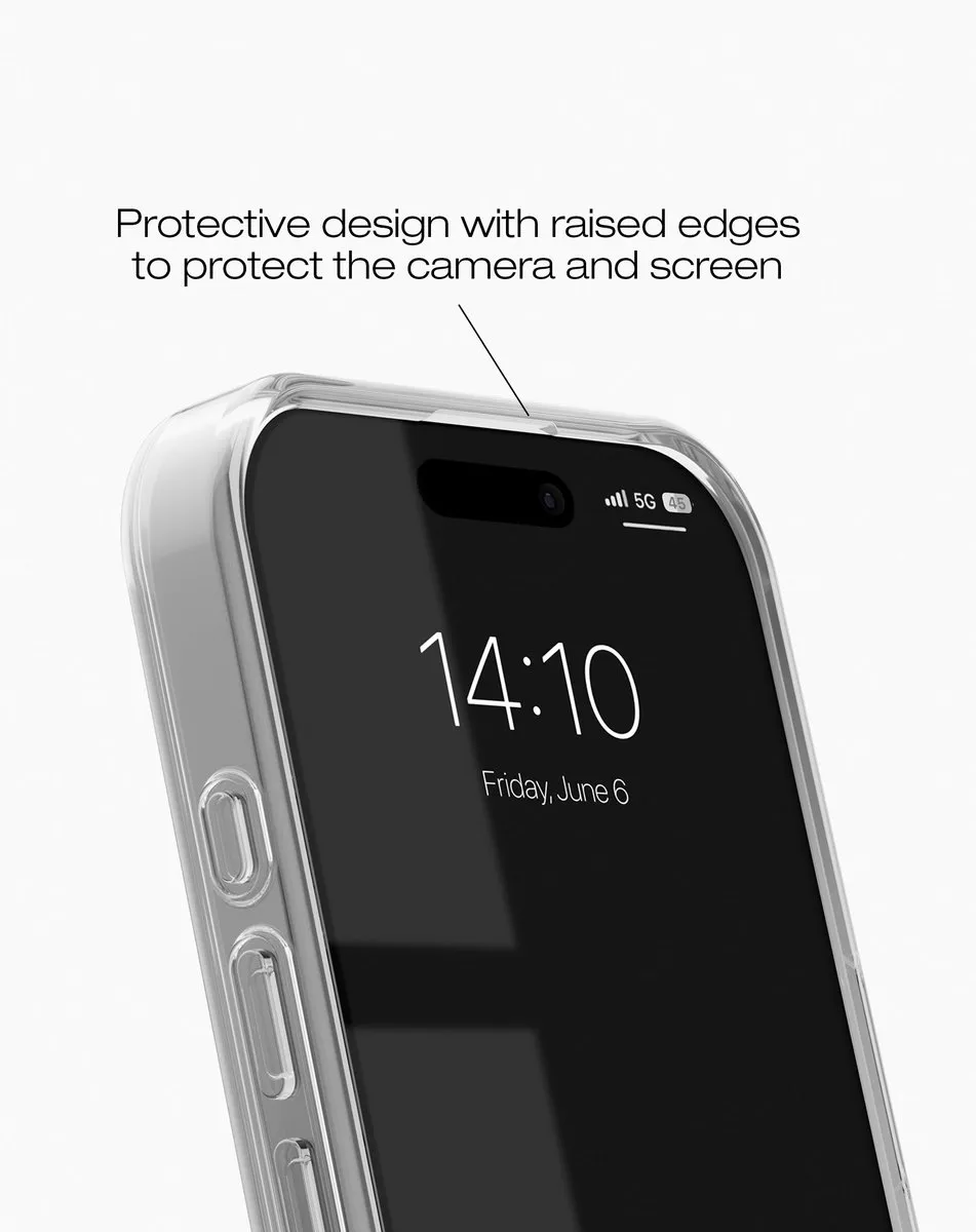 iDeal of Sweden Clear Case Mid iPhone 16 Pro - IDCLC-I2461P-527 - Shimmer