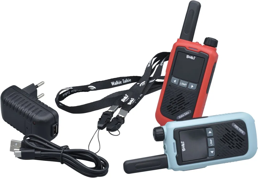 Buki WalkieTalkie TW05 - 2 Stuks - Blauw/Rood