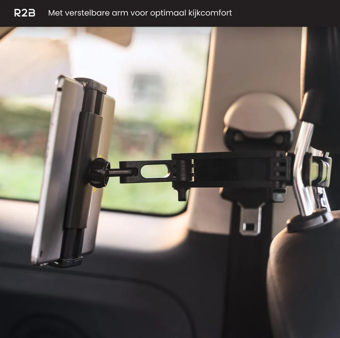 R2B Tablethouder Auto Nijmegen - 11 Inch - Zwart