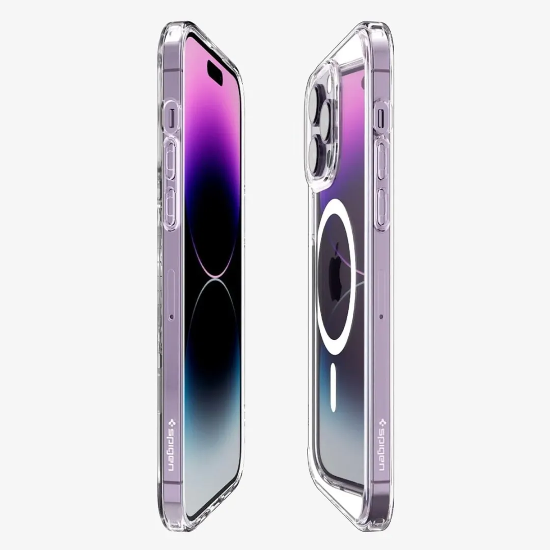Spigen Ultra Hybrid MagSafe iPhone 14 Pro Hoesje - Wit