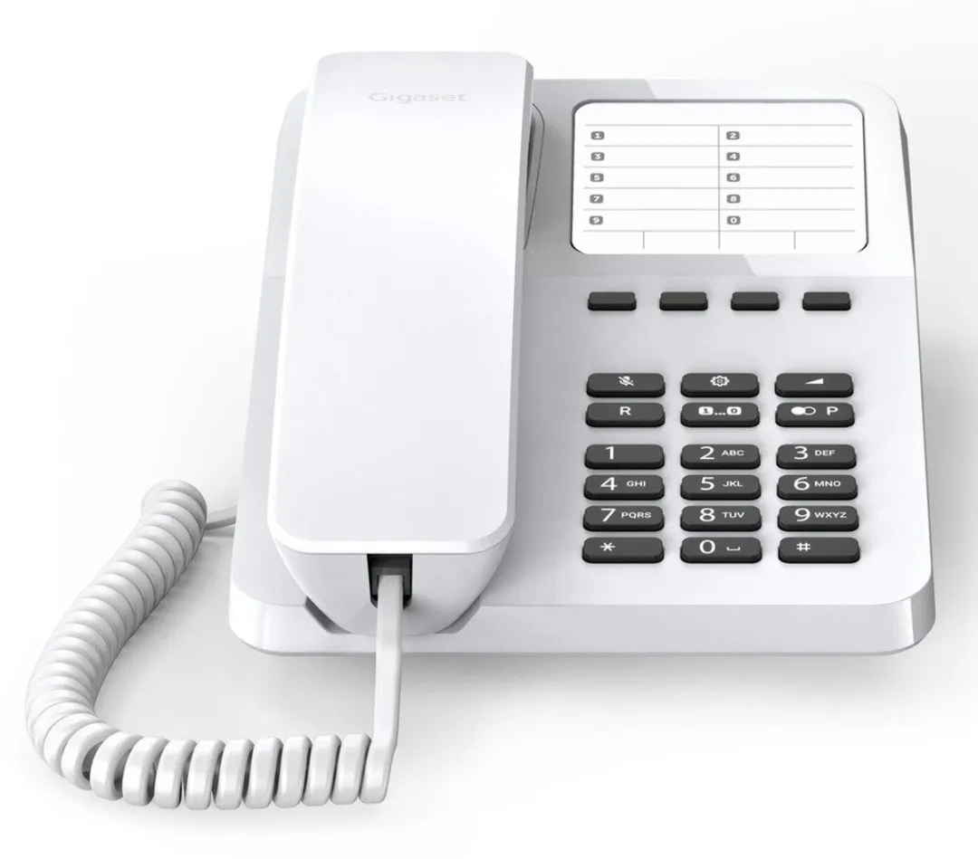 Gigaset Desk 400 Analoge Telefoon - 4 Directe Geheugens - Wit - afbeelding 6 van 6