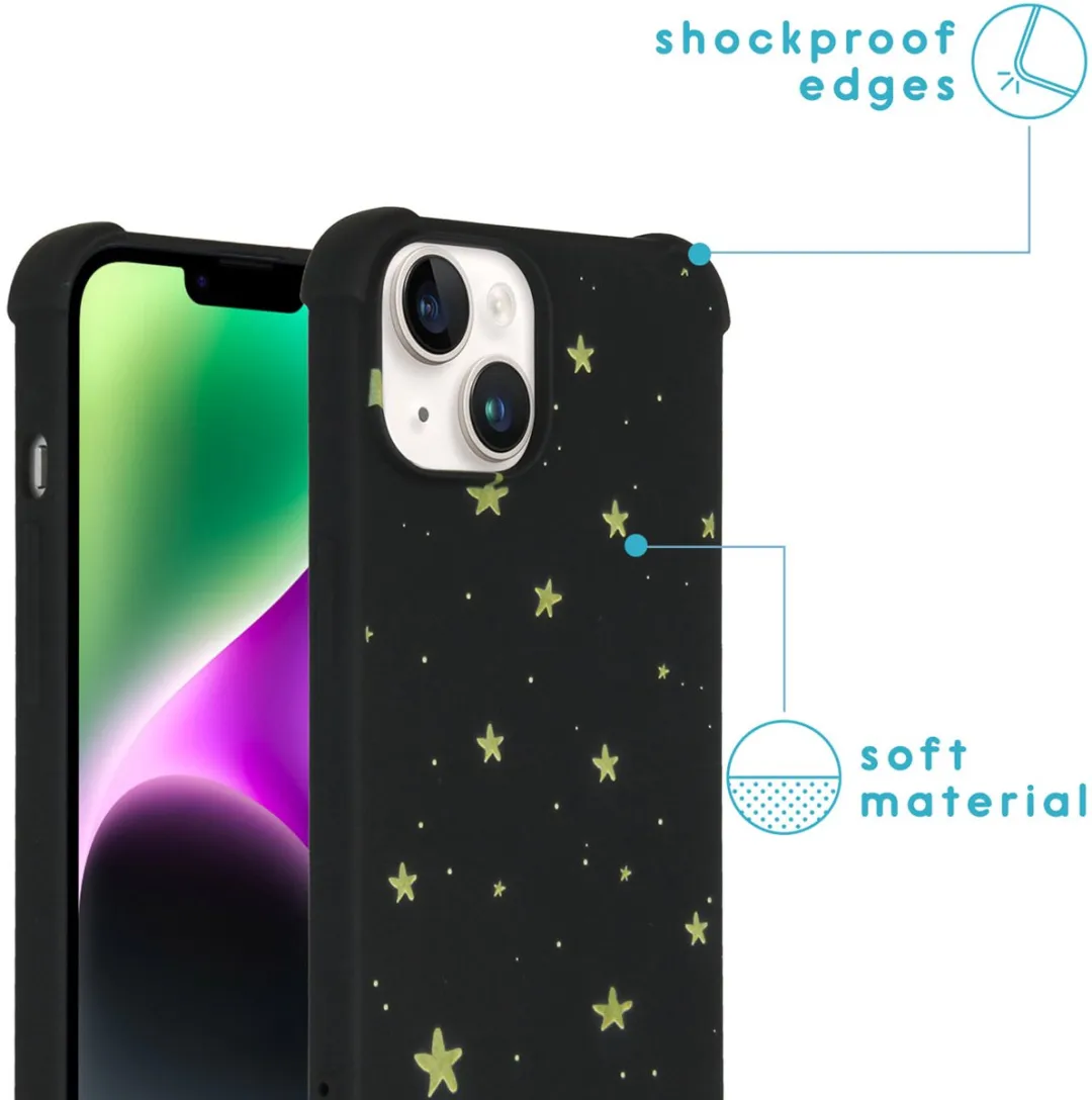 Imoshion iPhone 14 Hoesje met Koord - Stars Gold