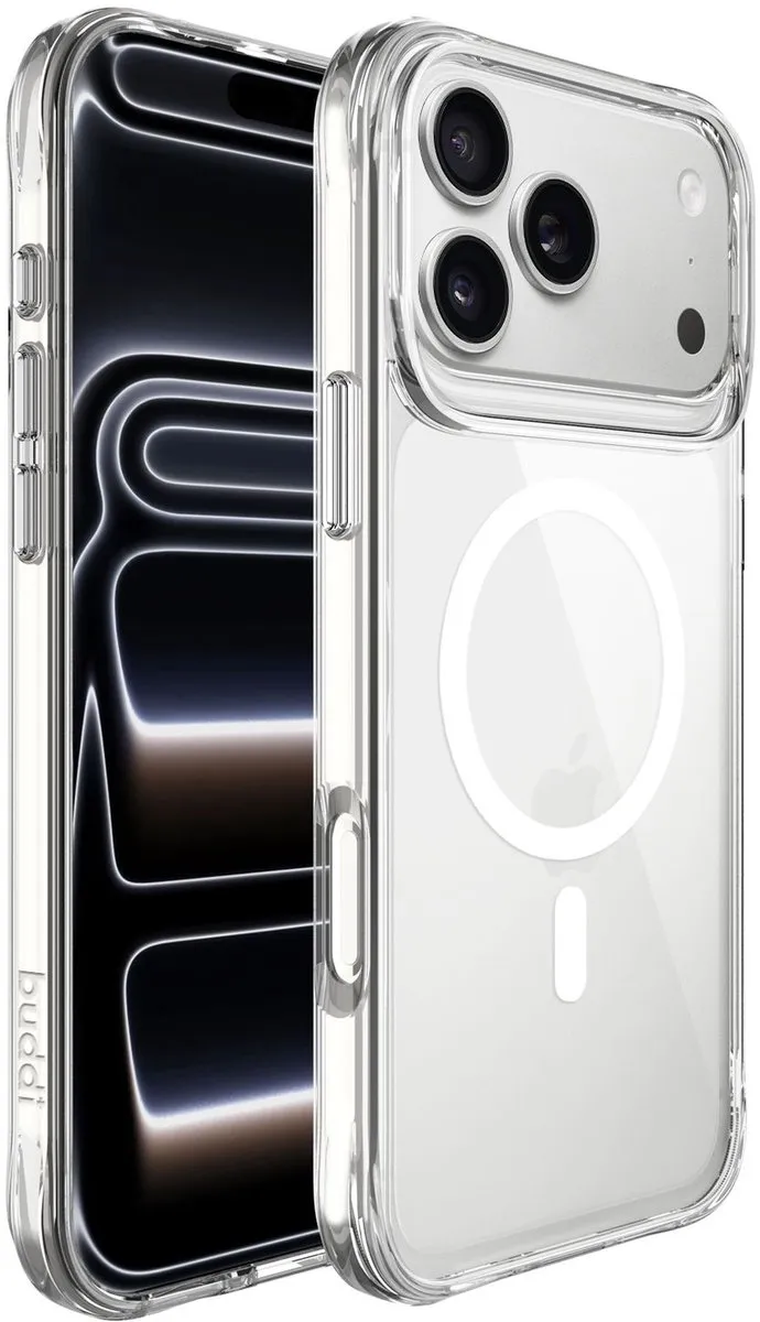 Buddi Core iPhone 17 Pro Max Hoesje - MagSafe - Transparant - afbeelding 6 van 6