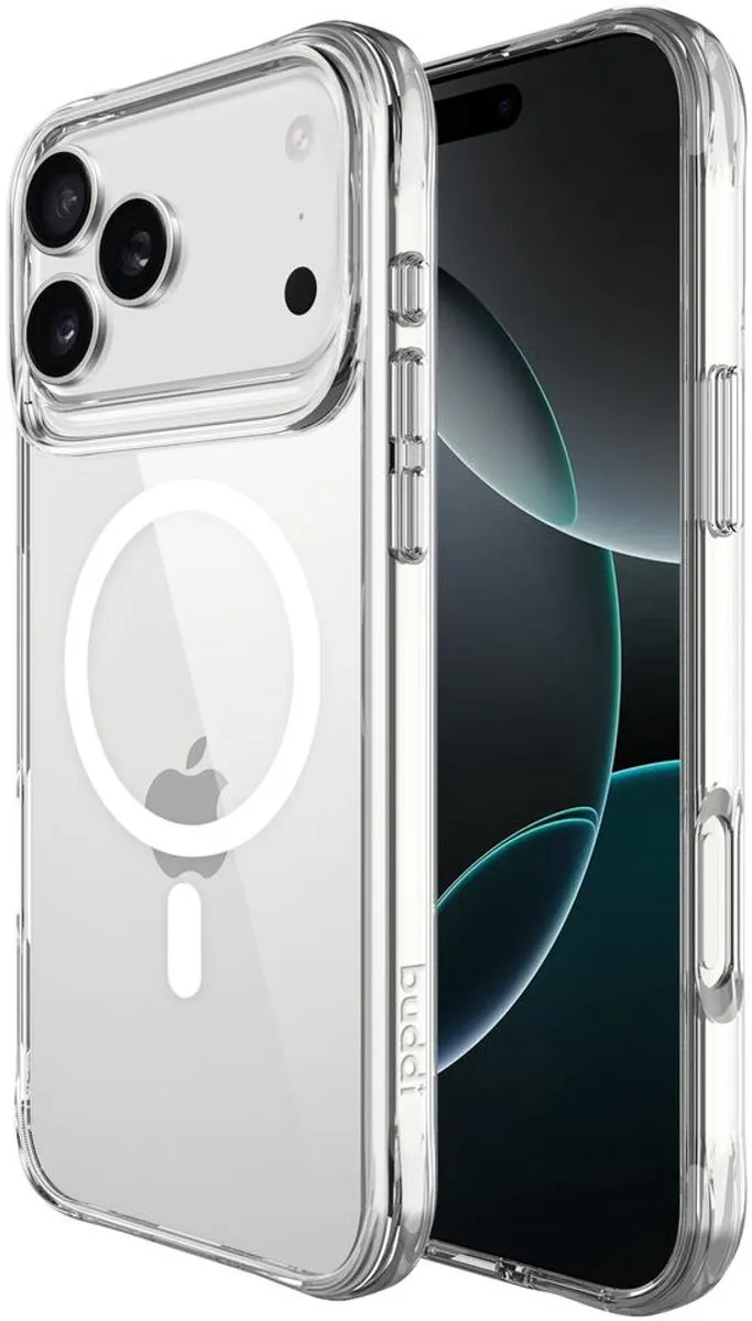 Buddi Core iPhone 17 Pro Max Hoesje - MagSafe - Transparant