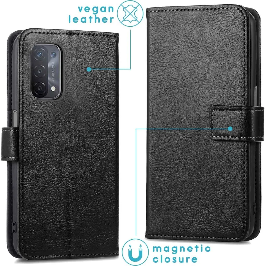 Imoshion Hoesje Oppo A54/A74 5G - 3 Pasjes - Zwart