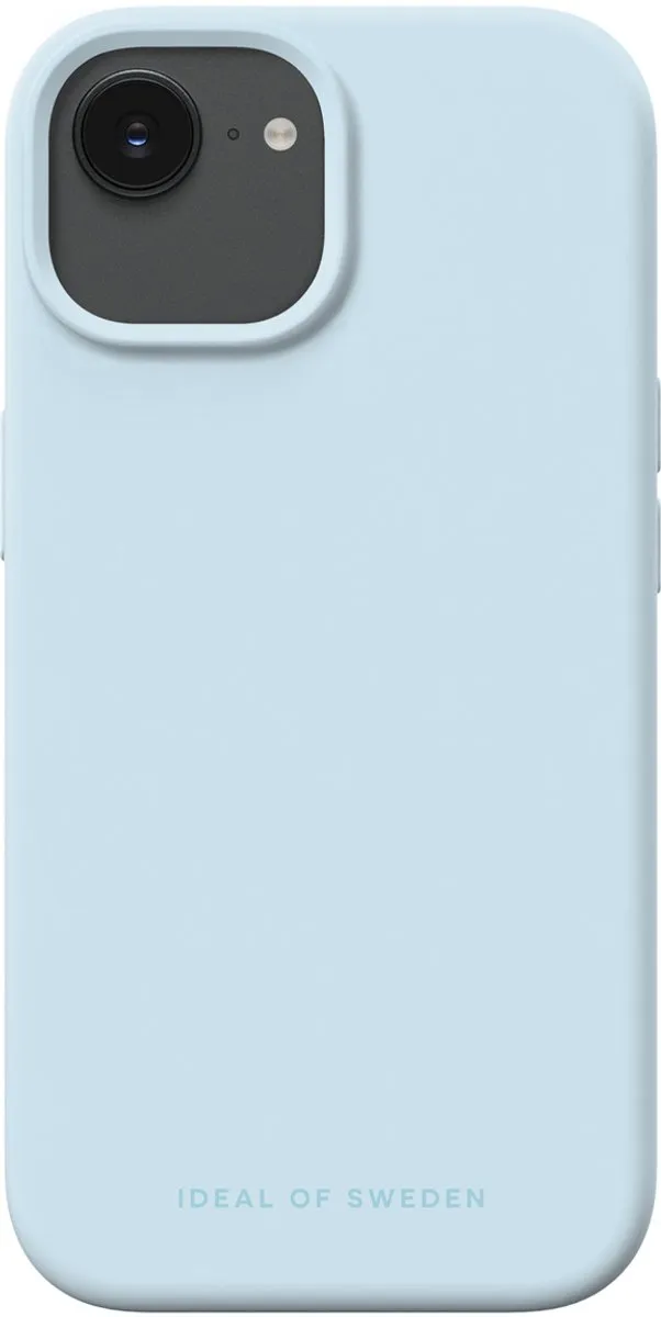 iDeal of Sweden iPhone 13/14/15/16 Silicone Hoes - Light Blue
