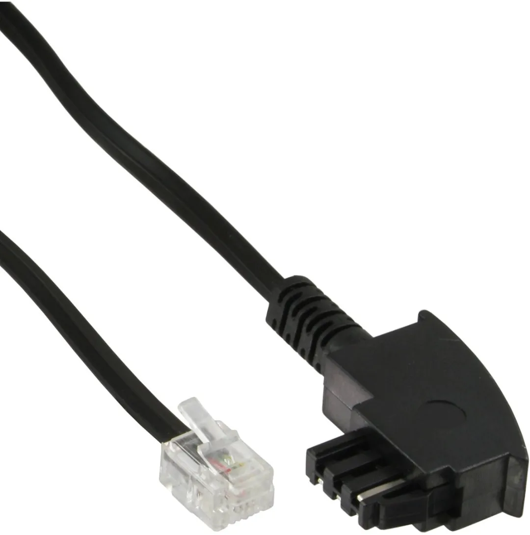 InLine TAE-F naar RJ11 Kabel 1m