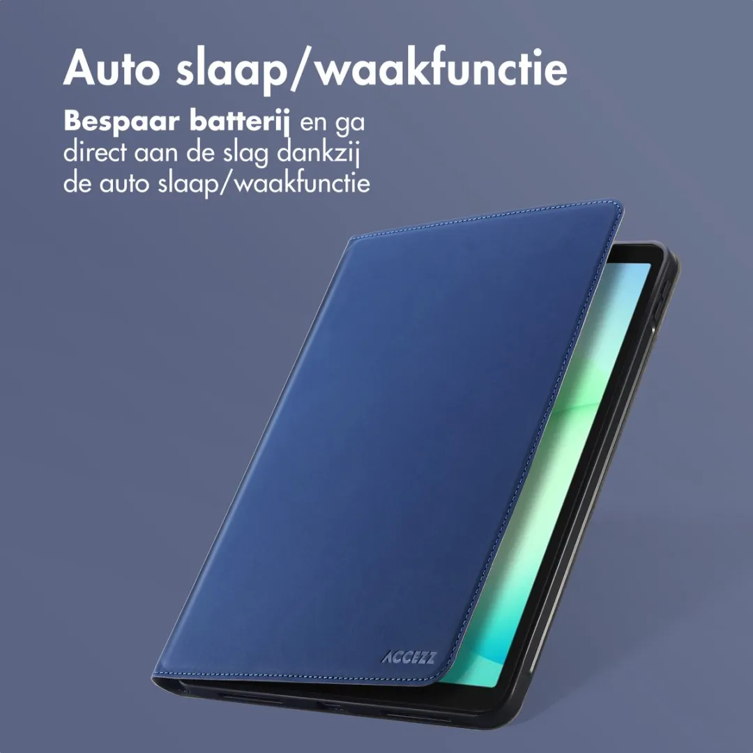 Accezz Tablethoes Samsung Galaxy Tab A11 Plus - Donkerblauw