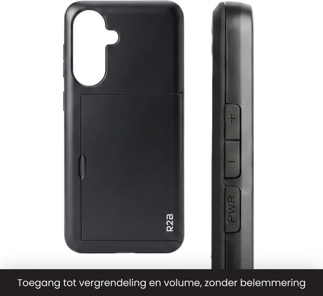 R2B Utrecht Telefoonhoesje Samsung Galaxy A37 - 3 Pasjes - Zwart