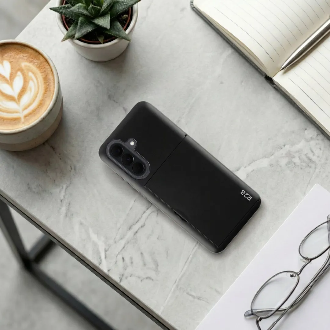 R2B Utrecht Telefoonhoesje Samsung Galaxy A37 - 3 Pasjes - Zwart